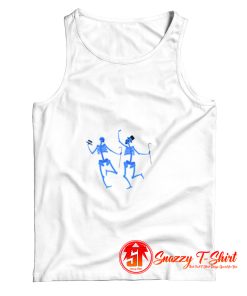 Dancing Skeletons Couples Tank Top
