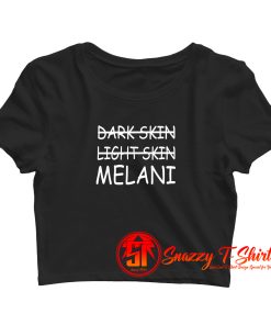 Dark And Light Skin Melani Crop Top Shirt