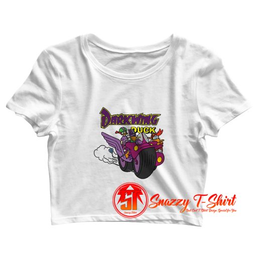 Darkwing Duck Moto Crop Top Shirt