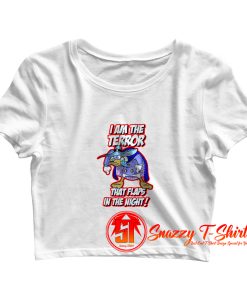 Darkwing night terror Crop Top Shirt