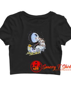 Darth Vader Christmas Sleigh Star Wars Crop Top Shirt