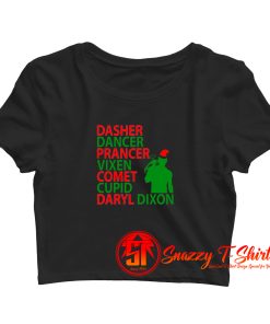 Daryl Dixon Christmas Crop Top Shirt