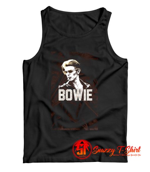 David Bowie The Man Photo Leopard Tank Top