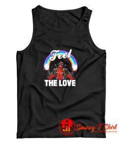 Deadpool Feel The Love Marvel Comics Tank Top