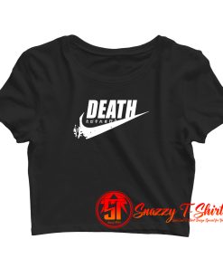 Death Do It Graphic Crop Top Shirt