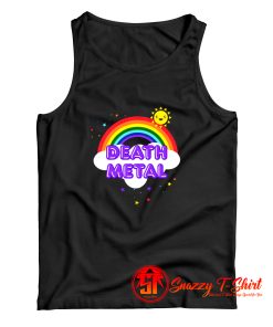 Death Metal Rainbow Funny Heavy Metal Pun Tank Top