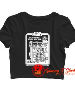 Death Star Space Station Playset Kenner DK Crop Top Shirt