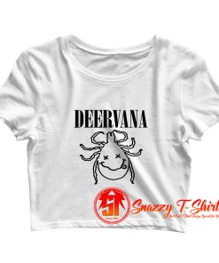 Deervana Parody Crop Top Shirt