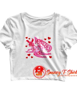 Depressed Rhonda Rabbit Crop Top Shirt