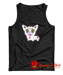 Dia De Los Muertos Sugar Skull Corgi Tank Top