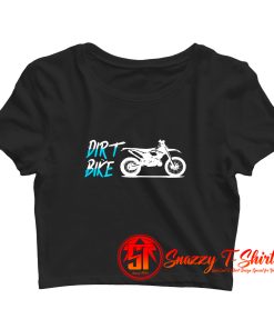 Dirt Bike Enduro Bikes Rider Motorcycle Crop Top Shirt