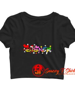 Disney Design Christmas Cute Unisex Crop Top Shirt
