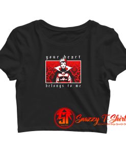 Disney Evil Queen Heart Belongs To Me Crop Top Shirt