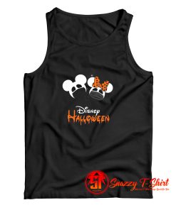 Disney Mickey and Minnie Halloween Quarantine Mask On Fun Together Holiday 007 Tank Top