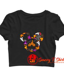 Disney Mickeys Not So Scary Halloween Crop Top Shirt