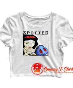 Disney Seven DwarfsSnow White Cocaine Crop Top Shirt
