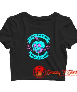 Disney Snow White Love Story Villain Crop Top Shirt