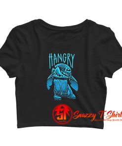 Disney Stitch Hangry Graphic Adult Crop Top Shirt