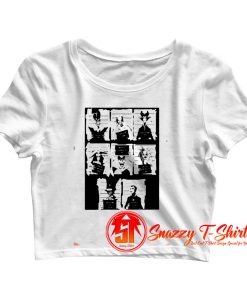 Disney Villains Mugshot Crop Top Shirt