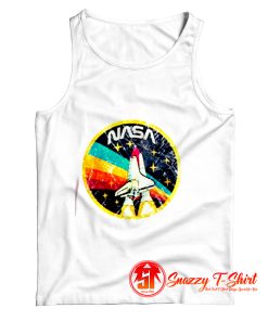 Distressed Logo Space Agency NASA Tank Top