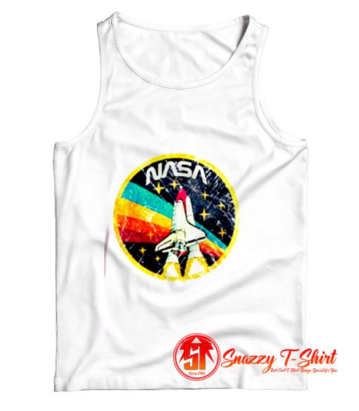 Distressed Logo Space Agency NASA Tank Top