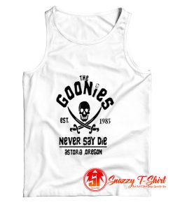 Distressed The Goonies Never Say Die Tank Top