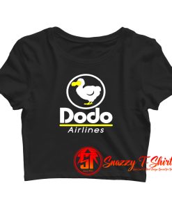 Dodo Airlines Crop Top Shirt