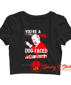 Dog Faced Pony Soldier Crop Top Shirt