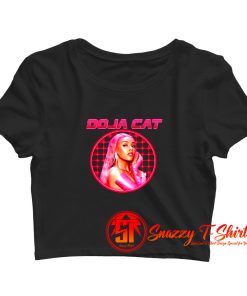 Doja Cat Laser Grid Portrait Crop Top Shirt