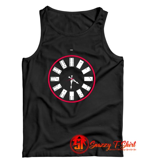 Domino Clock Game Lover Tank Top