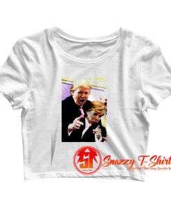 Donald Trump Fun Phot Crop Top Shirt