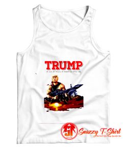 Donald Trump Slogan Joke Rambo Pun Usa American President Tank Top