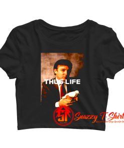 Donald Trump Thug Life Crop Top Shirt