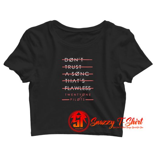 Dont trust that a song Crop Top Shirt