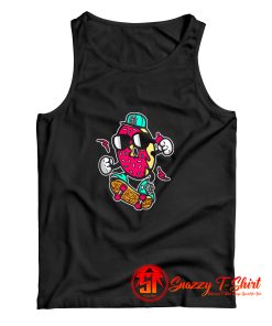 Donut Skateboarder Tank Top