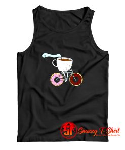 Donuts Coffee Bicycle Tank Top
