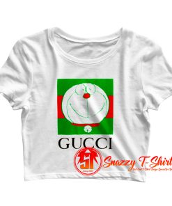 Doraemon Face x Gucci Parody Crop Top Shirt