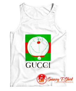 Doraemon Face x Gucci Parody Tank Top