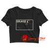 Drake Ovo logo Crop Top Shirt