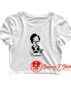 ESCOBARTFunny Cartoons Crop Top Shirt