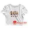 EVIL Hot Sexy Girls Cheerleader Cheer Squad Retro Pop Art Crop Top Shirt