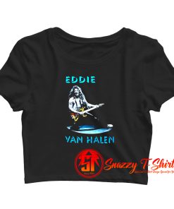 Eddie Van Halen Guitar Crop Top Shirt