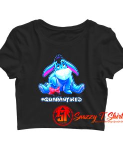 Eeyore Face Mask Quarantined Crop Top Shirt