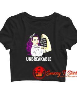 Ehlers Danlos Syndrome Awareness Crop Top Shirt