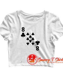 Eight Of Clubs Crop Top Shirt