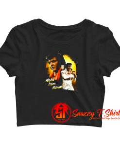 Elvis Presley Aloha From Hawaii Licensed Crop Top Shirt