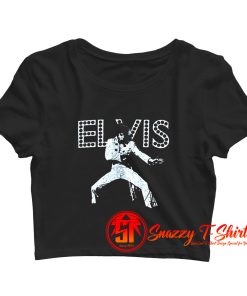Elvis Presley Dance in Lights Regular Crop Top Shirt