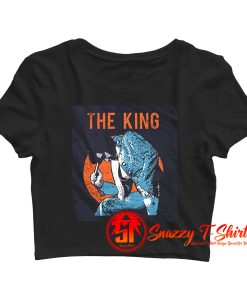 Elvis Presley Mic in Hand Concert Unisex Crop Top Shirt