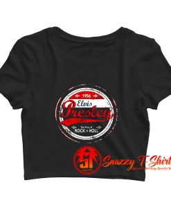 Elvis Presley The King Rock N Roll Crop Top Shirt
