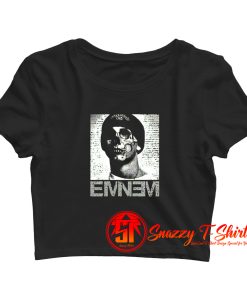 Eminem Horror Skull Face Rap God Crop Top Shirt